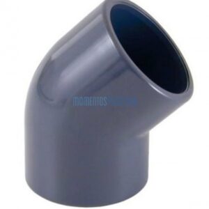 Gomito PVC 45° FF per Incollaggio – Raccordo Idraulico